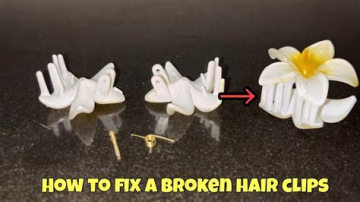 ヘアクリップが壊れたときの直し方：応急処置から復活手順まで